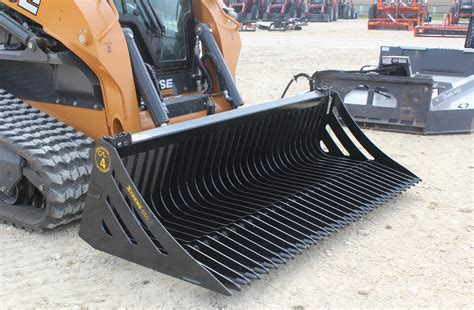 skid steer skeleton rock bucket|skeleton bucket for compact tractor.